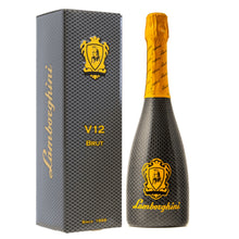 Carica l'immagine nel visualizzatore di Gallery, Vino Spumante Brut "V12" bott. lt. 075 con GIFT BOX - Lamborghini - momentaneamente non disponibile