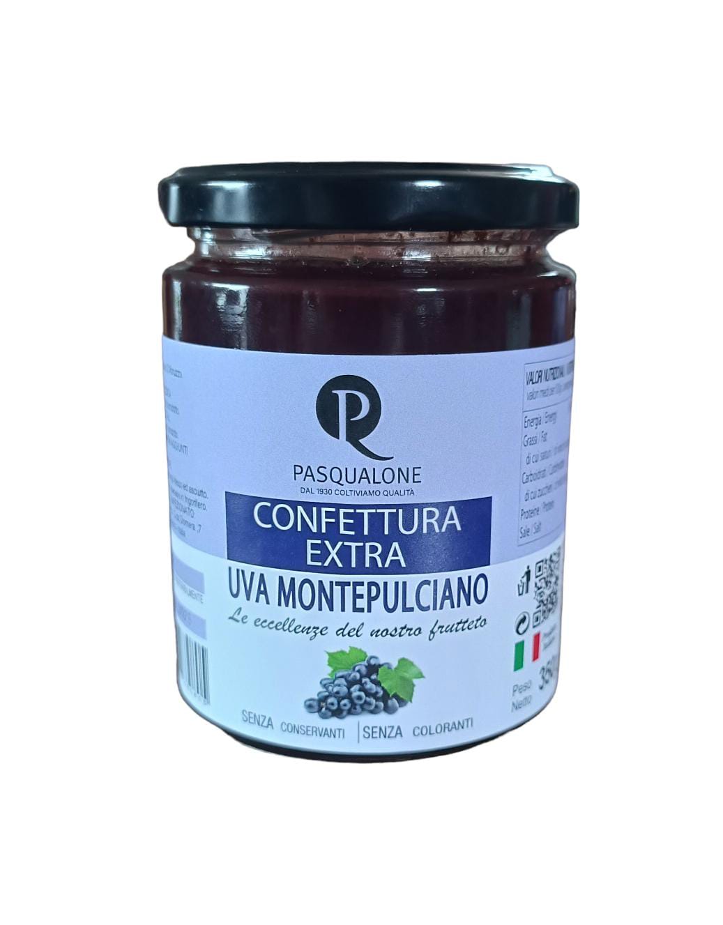 Confettura Extra di Uva Montepulciano gr. 350 - Pasqualone Azienda Agricola